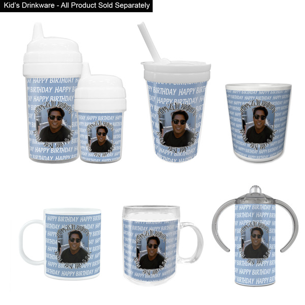 Photo Birthday Kid's Drinkware - Customized & Personalized