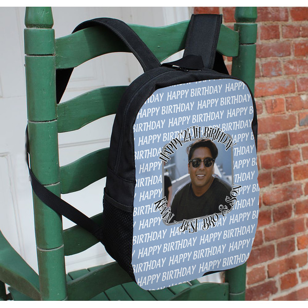 Photo Birthday Kids Backpack - In Context