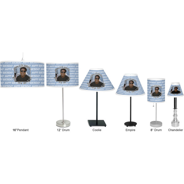 Photo Birthday Lamp Full View Size Comparison