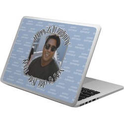 Photo Birthday Laptop Skin - Custom Sized (Personalized)