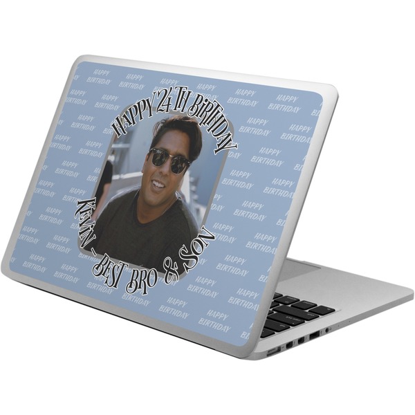 Custom Photo Birthday Laptop Skin - Custom Sized (Personalized)