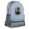 Photo Birthday Large Backpack - Gray - Angled View