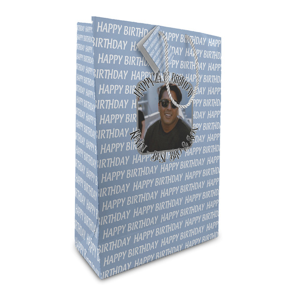 Custom Photo Birthday Large Gift Bag