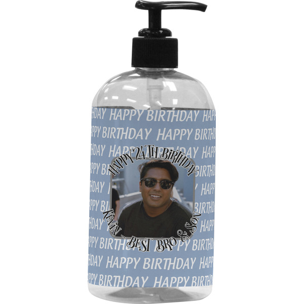 Custom Photo Birthday Plastic Soap / Lotion Dispenser (Personalized)