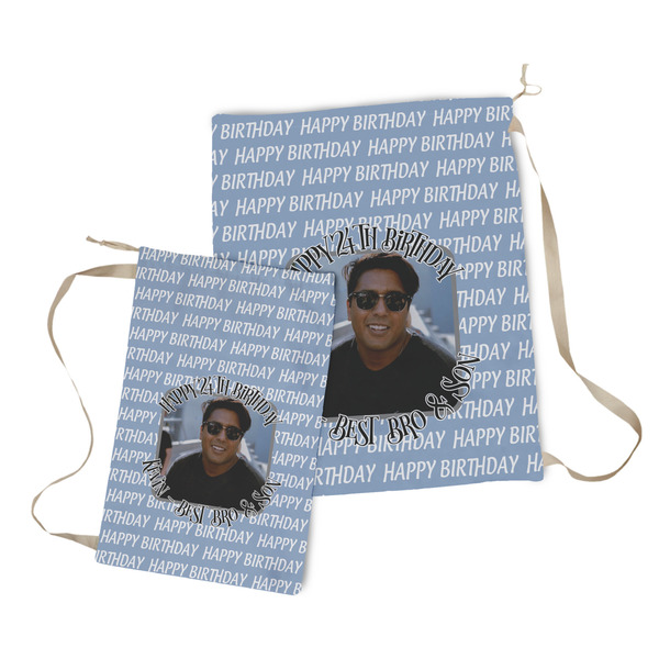 Photo Birthday Laundry Bag - Both Bags