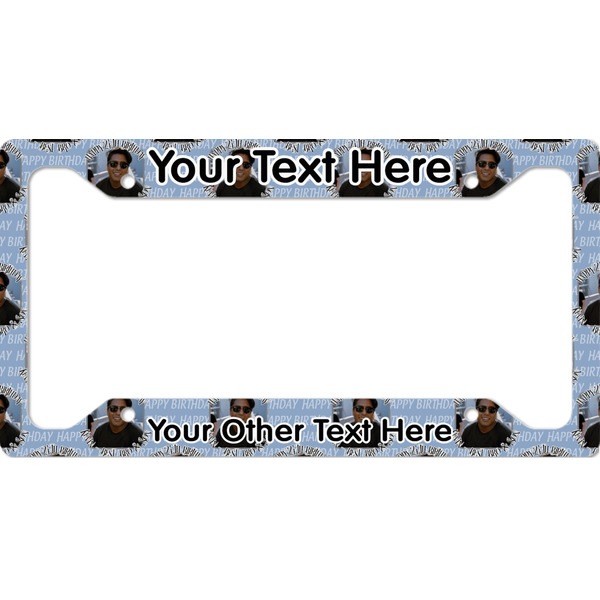 Custom Photo Birthday License Plate Frame