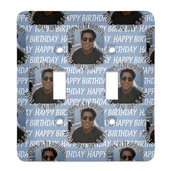 Photo Birthday Light Switch Cover (2 Toggle Plate) (Personalized)