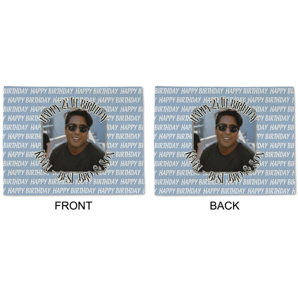Photo Birthday Linen Placemat - APPROVAL (double sided)