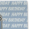 Photo Birthday Linen Placemat - DETAIL