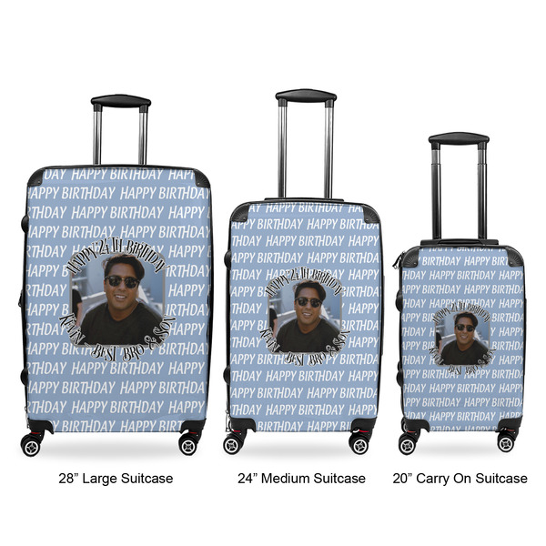 Photo Birthday Luggage Bags all sizes - With Handle