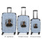 Photo Birthday Luggage Bags all sizes - With Handle