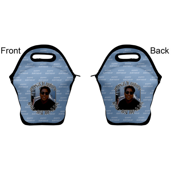 Photo Birthday Lunch Bag - Front and Back