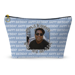 Photo Birthday Makeup Bag - Large - 12.5"x7" (Personalized)