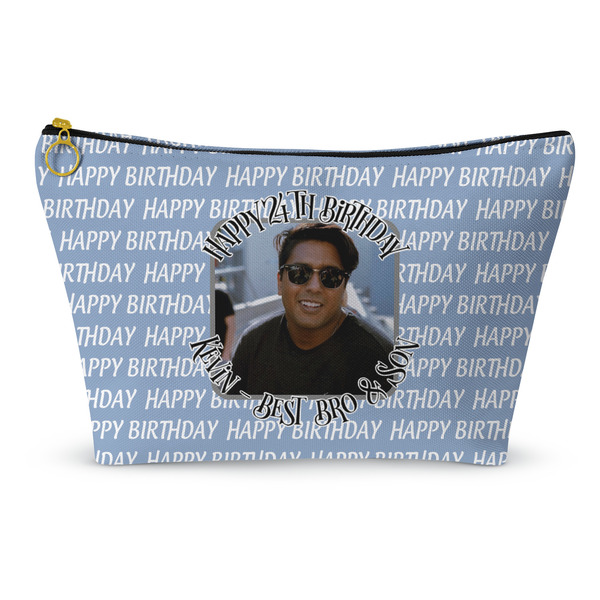 Custom Photo Birthday Makeup Bag - Small - 8.5"x4.5" (Personalized)