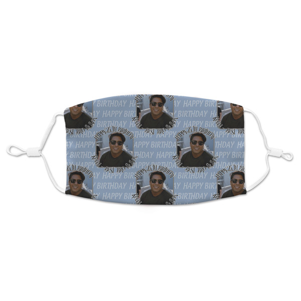 Custom Photo Birthday Adult Cloth Face Mask - Standard (Personalized)