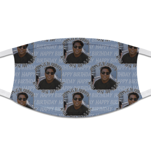 Custom Photo Birthday Cloth Face Mask (T-Shirt Fabric) (Personalized)