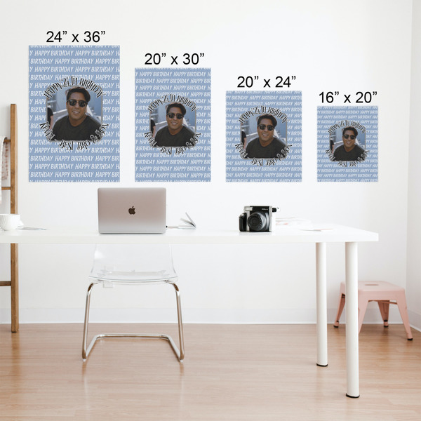 Photo Birthday Matte Poster - Sizes