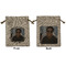 Photo Birthday Medium Burlap Gift Bag - Front & Back