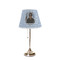 Photo Birthday Poly Film Empire Lampshade - On Stand
