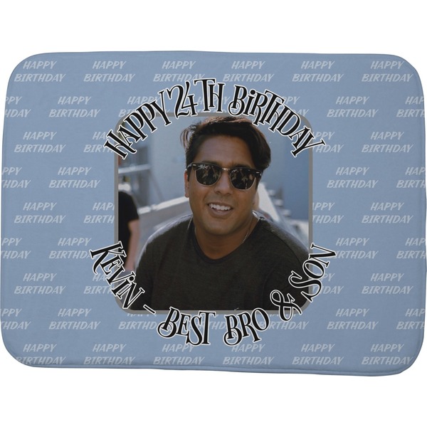 Photo Birthday Memory Foam Bath Mat 48 X 36