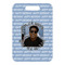 Photo Birthday Metal Luggage Tag - Front Without Strap
