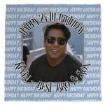 Photo Birthday Microfiber Dish Towel