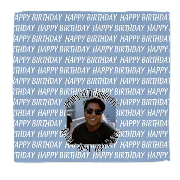 Custom Photo Birthday Microfiber Dish Rag