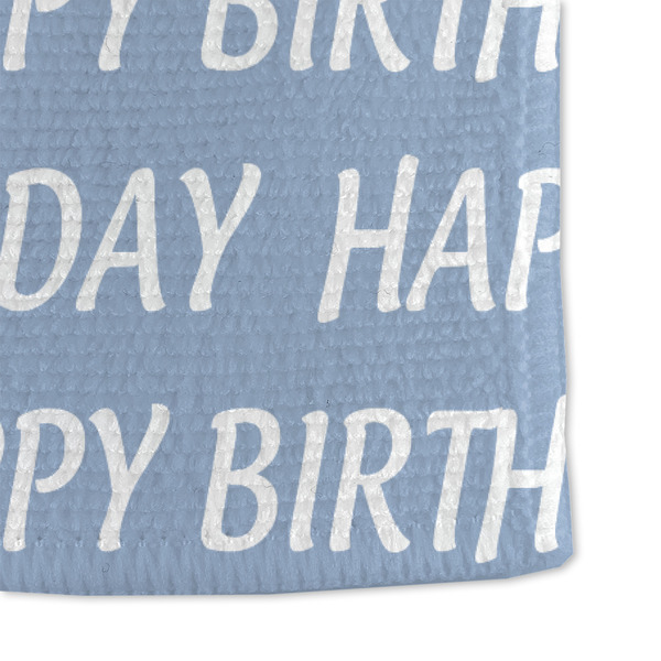 Photo Birthday Microfiber Dish Towel - DETAIL