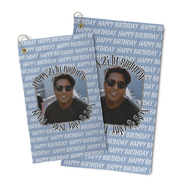 Photo Birthday Microfiber Golf Towel - PARENT MAIN
