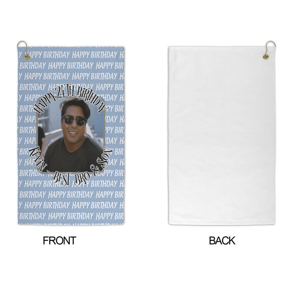 Photo Birthday Microfiber Golf Towels - APPROVAL