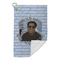 Photo Birthday Microfiber Golf Towels Small - FRONT FOLDED