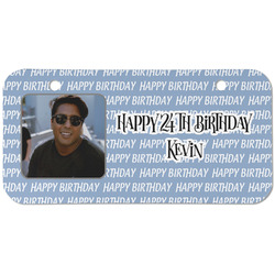 Photo Birthday Mini/Bicycle License Plate (2 Holes)