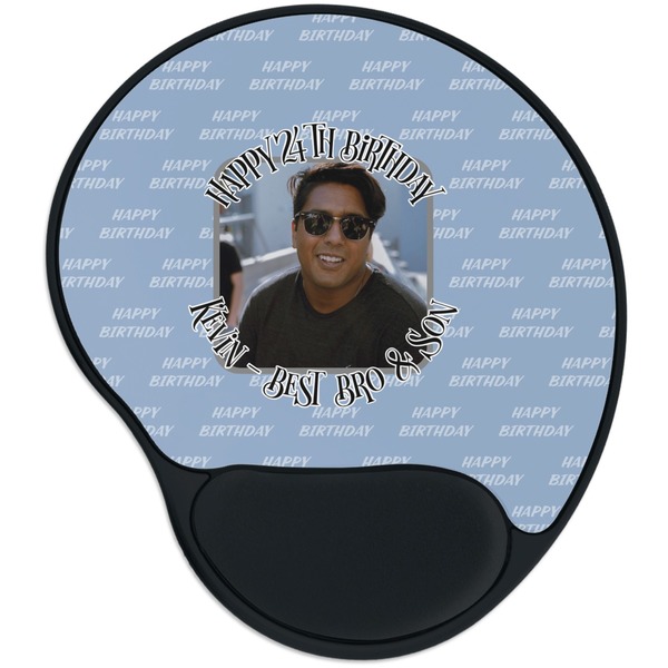 Custom Photo Birthday Mouse Pad with Wrist Support