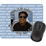 Photo Birthday Rectangular Mouse Pad (Personalized)
