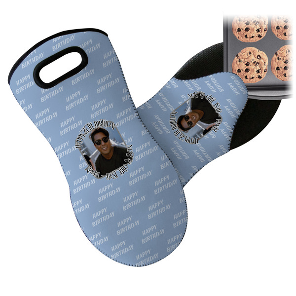 Photo Birthday Neoprene Oven Mitt