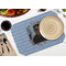 Photo Birthday Octagon Placemat - Single front (LIFESTYLE) Flatlay