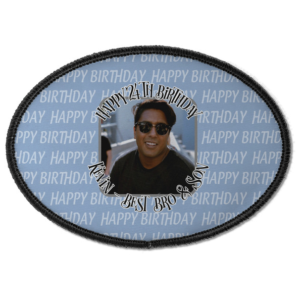 Photo Birthday Oval Patch