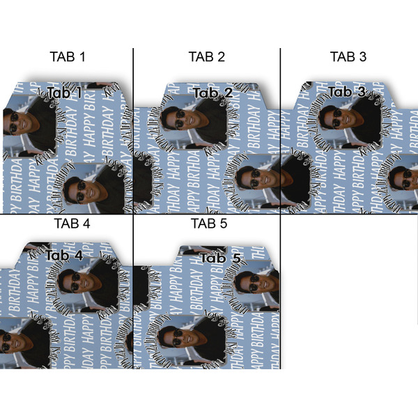 Photo Birthday Page Dividers - Set of 5 - Approval