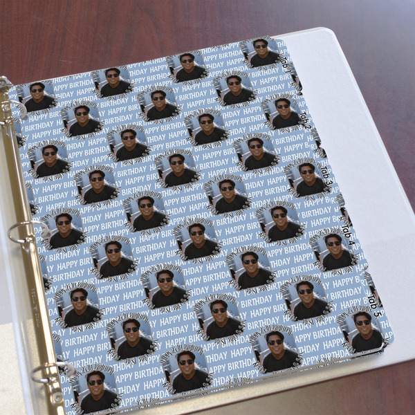 Photo Birthday Page Dividers - Set of 5 - In Context