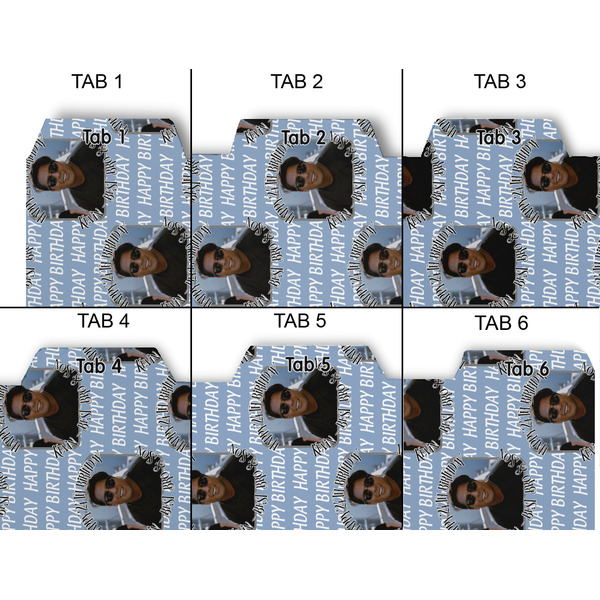 Photo Birthday Page Dividers - Set of 6 - Approval