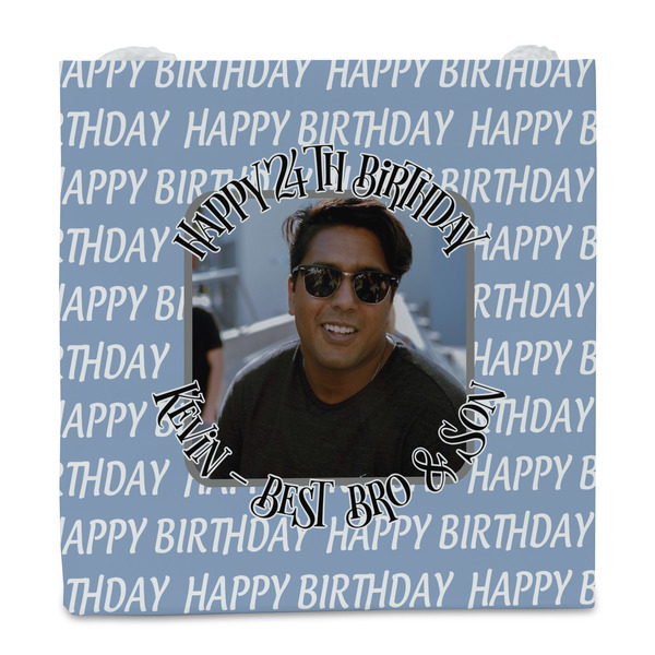 Photo Birthday Party Favor Gift Bag - Gloss - Front