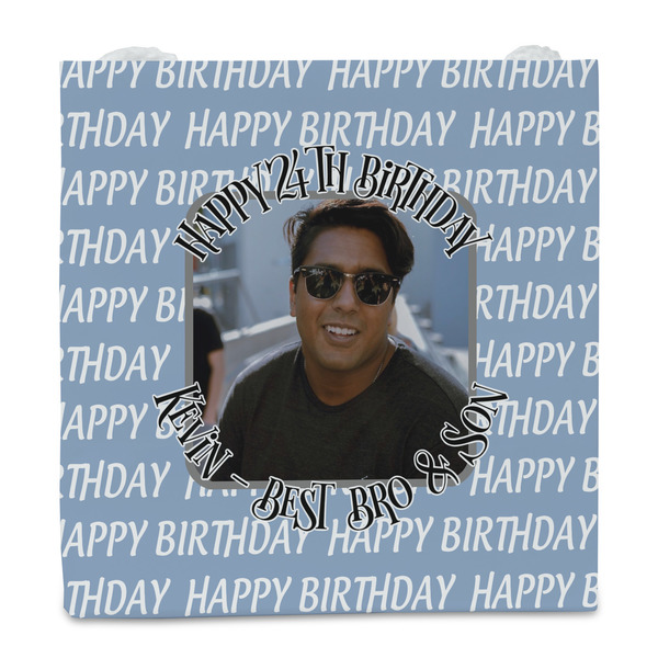 Photo Birthday Party Favor Gift Bag - Matte - Front