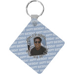Photo Birthday Diamond Plastic Keychain