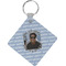 Photo Birthday Diamond Plastic Keychain
