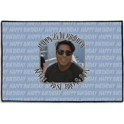 Photo Birthday Door Mat - 36"x24" (Personalized)