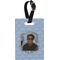 Photo Birthday Plastic Luggage Tag - Rectangular