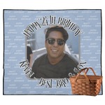 Photo Birthday Outdoor Picnic Blanket (Personalized)