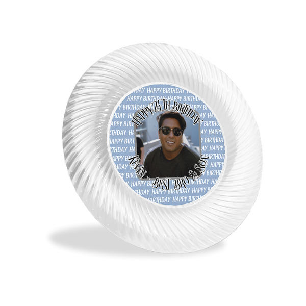 Custom Photo Birthday Plastic Party Appetizer & Dessert Plates - 6"