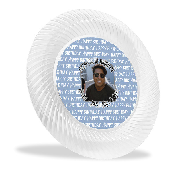 Custom Photo Birthday Plastic Party Dinner Plates - 10"