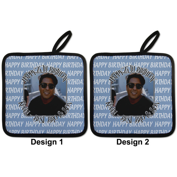 Photo Birthday Pot Holders - Set of 2 APPROVAL